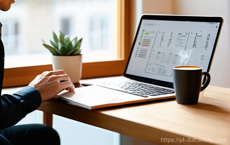 집중력 향상을 위한 앱 추천 - **Prompt:** A young adult (gender-neutral) with an enthusiastic yet calm expression is sitting comfo...